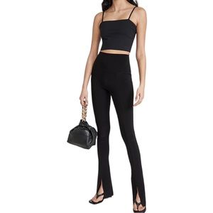 Norma Kamali new Black Spat Leggings Size M / 34 **Minor Flaw**